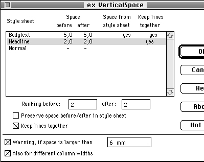 ex VerticalSpace