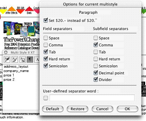 Multi Style II for QuarkXPress