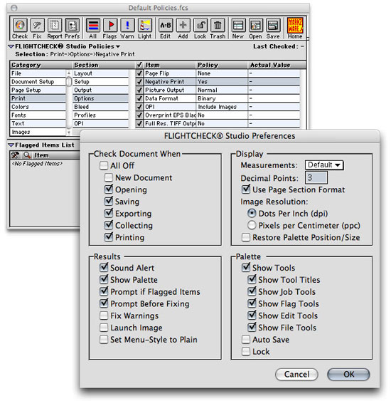 FlightCheck Studio for QuarkXPress