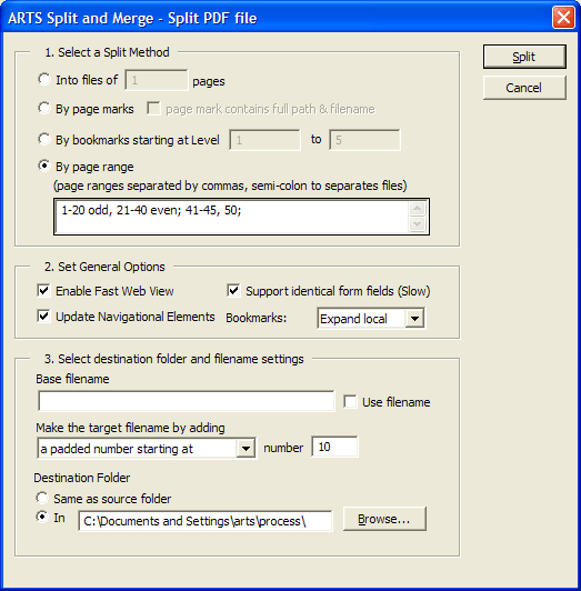 ARTS Split & Merge Lite